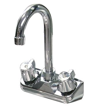 Faucet for items 22122, 37867, 43034 Stainless Steel Hand Sinks with 4� Centre and 4� Gooseneck Spout